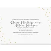 Glitter Confetti Personalized Invitations
