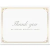 Gold Frame Personalized Note Cards