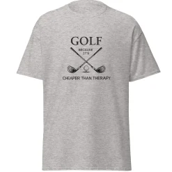 Golf Cheaper Than Therapy Funny T-shirt