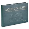 Golf Courses Personalized Green Leather-Bound Book