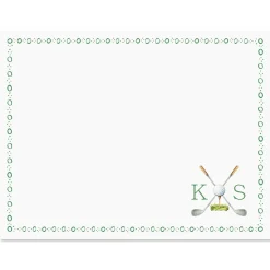 Golf Personalized Correspondence Cards