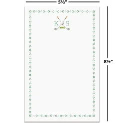 Golf Personalized Notepads
