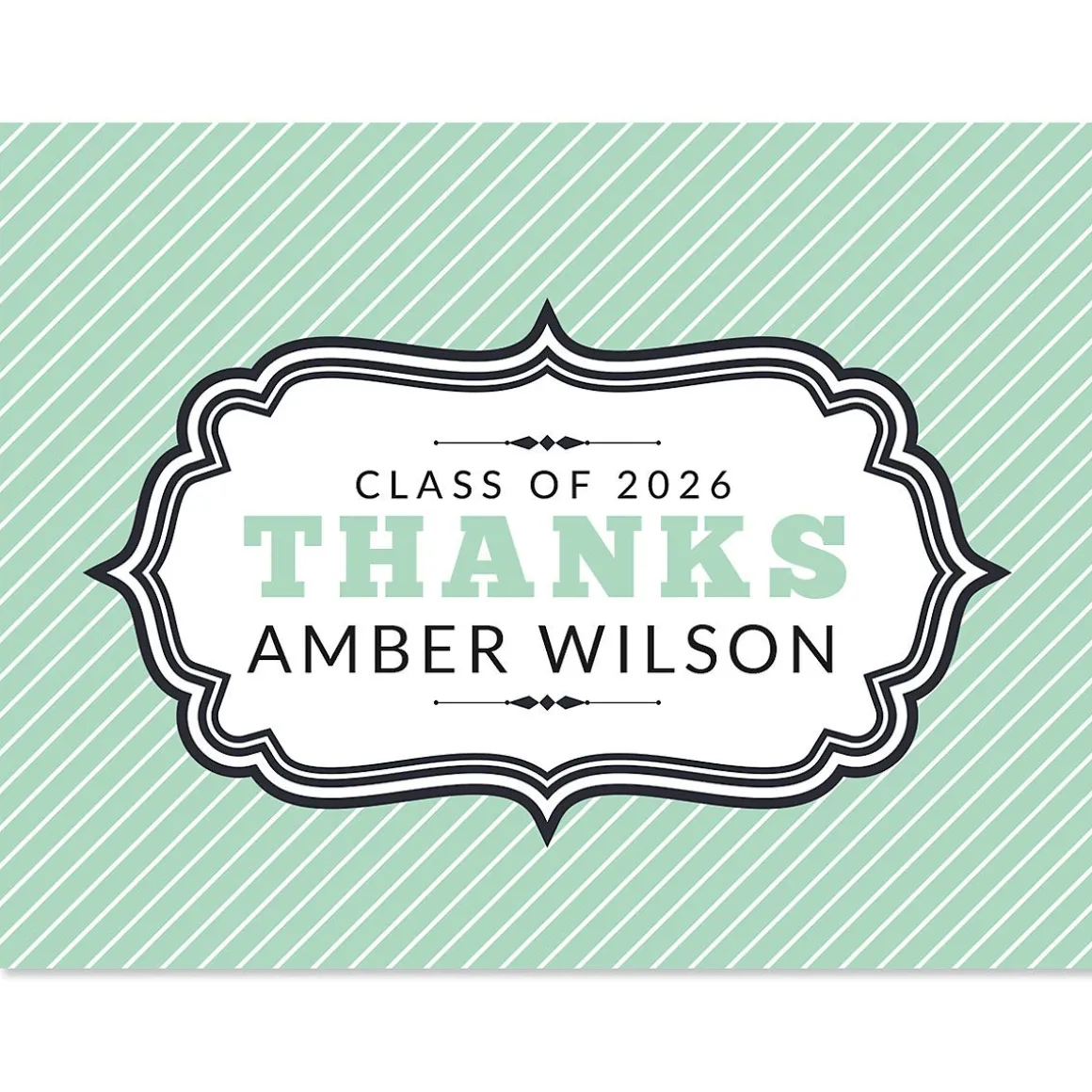 Graduation Personalized Thank You Cards