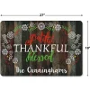 Grateful Personalized Thanksgiving Doormat