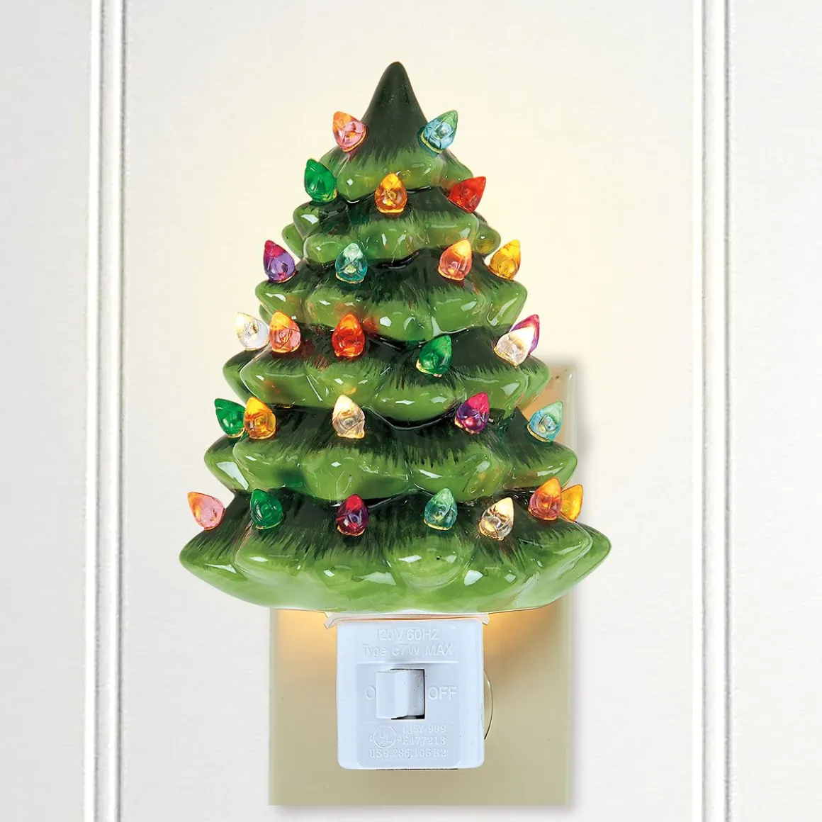 Green Christmas Tree Nightlight