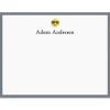 Grey Cool Emoji Correspondence Cards