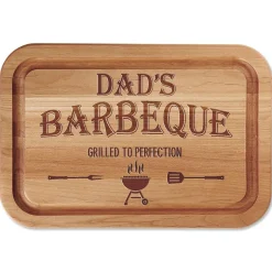 Grilled To Perfection Barbeque Personalized Wood Cutting Board