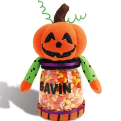 Halloween Frankenstein Personalized Treat Jar