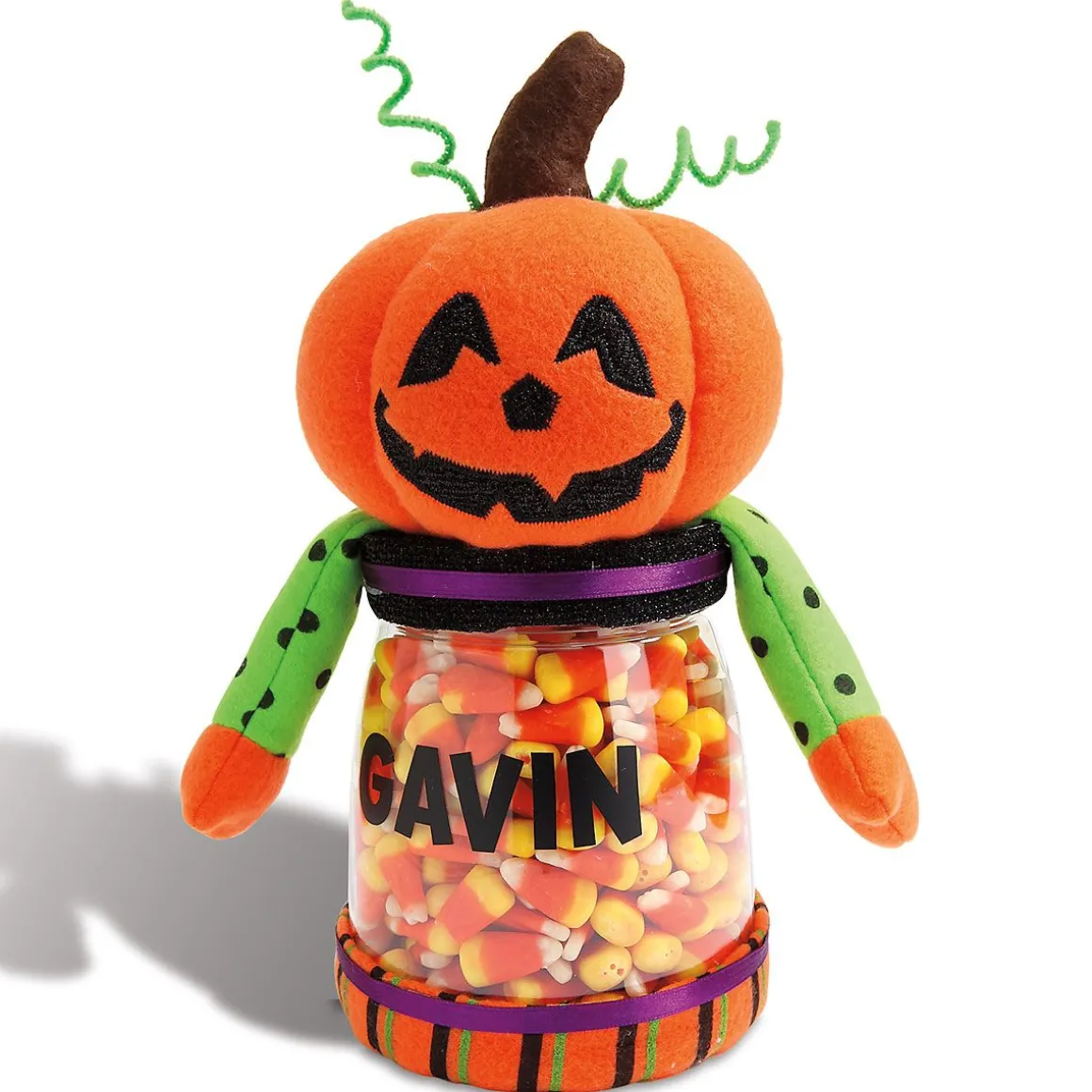 Halloween Frankenstein Personalized Treat Jar