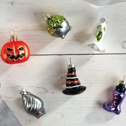 Halloween Glass Ornaments