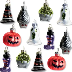Halloween Glass Ornaments