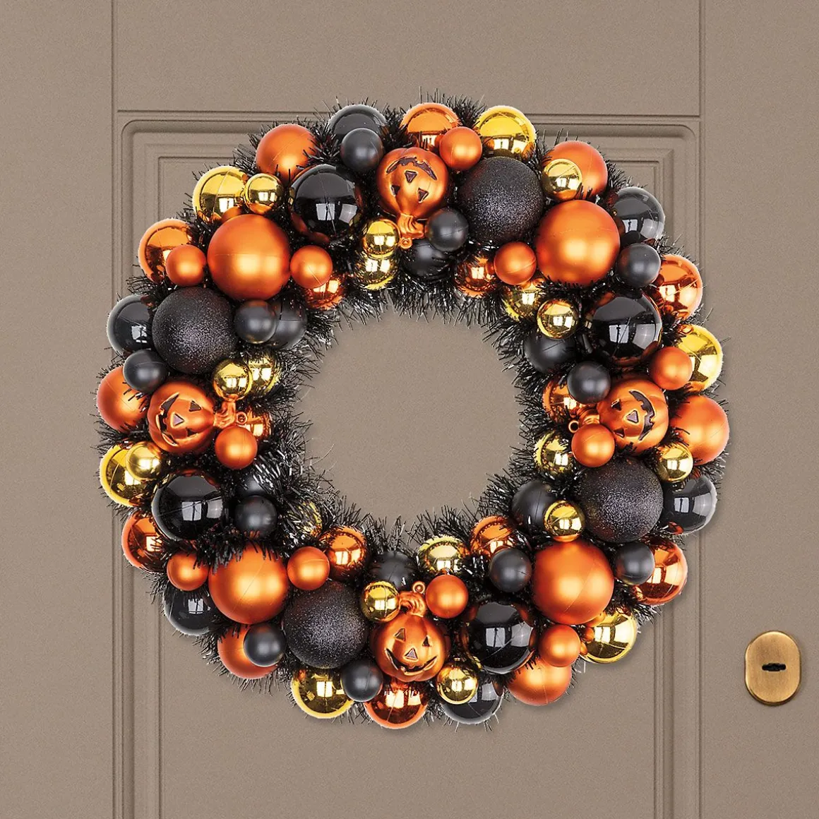 Halloween Ornament Wreath