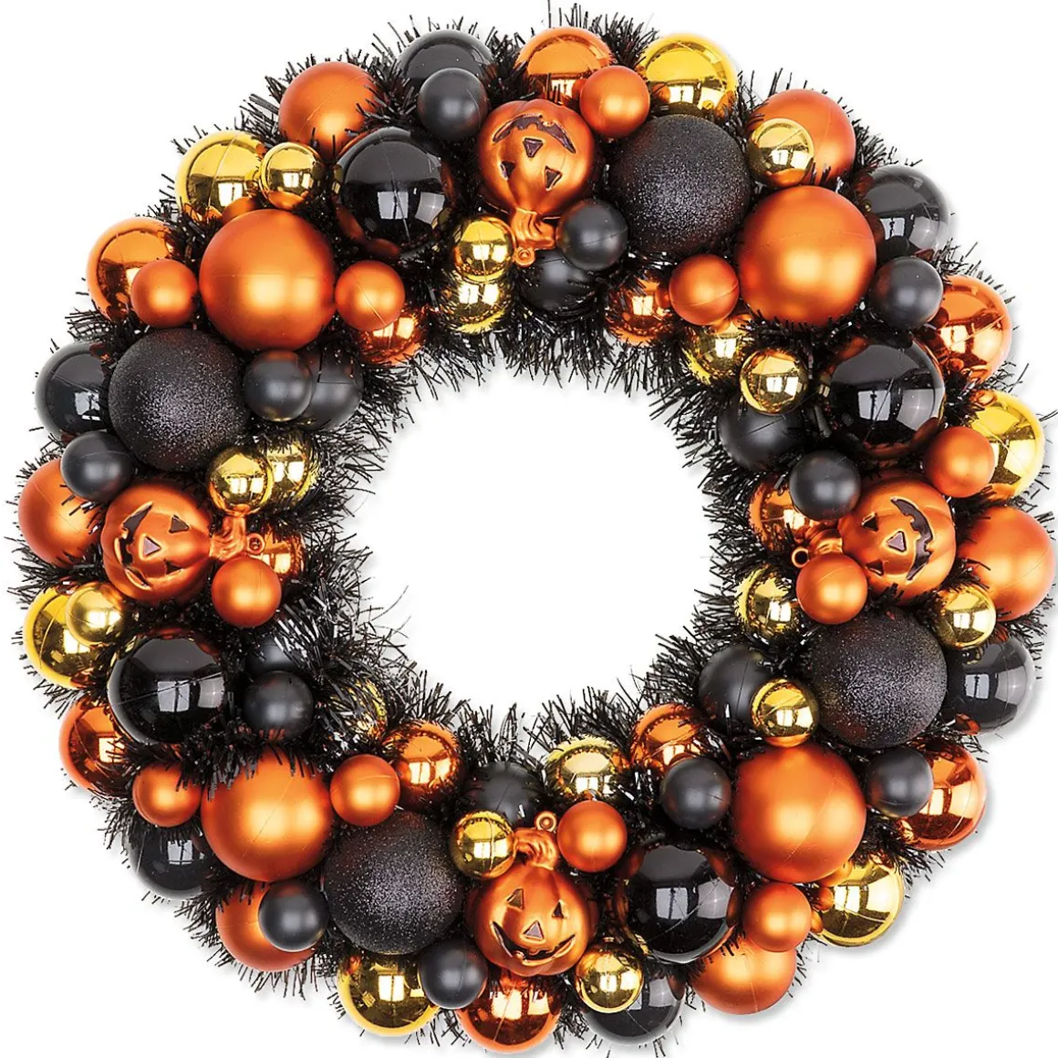Halloween Ornament Wreath