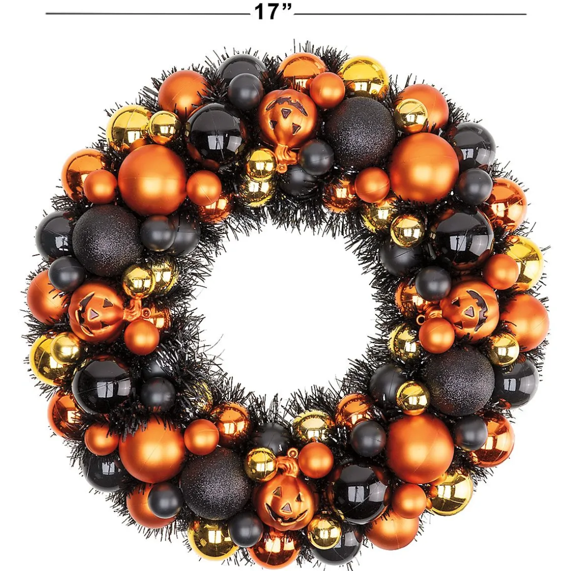 Halloween Ornament Wreath