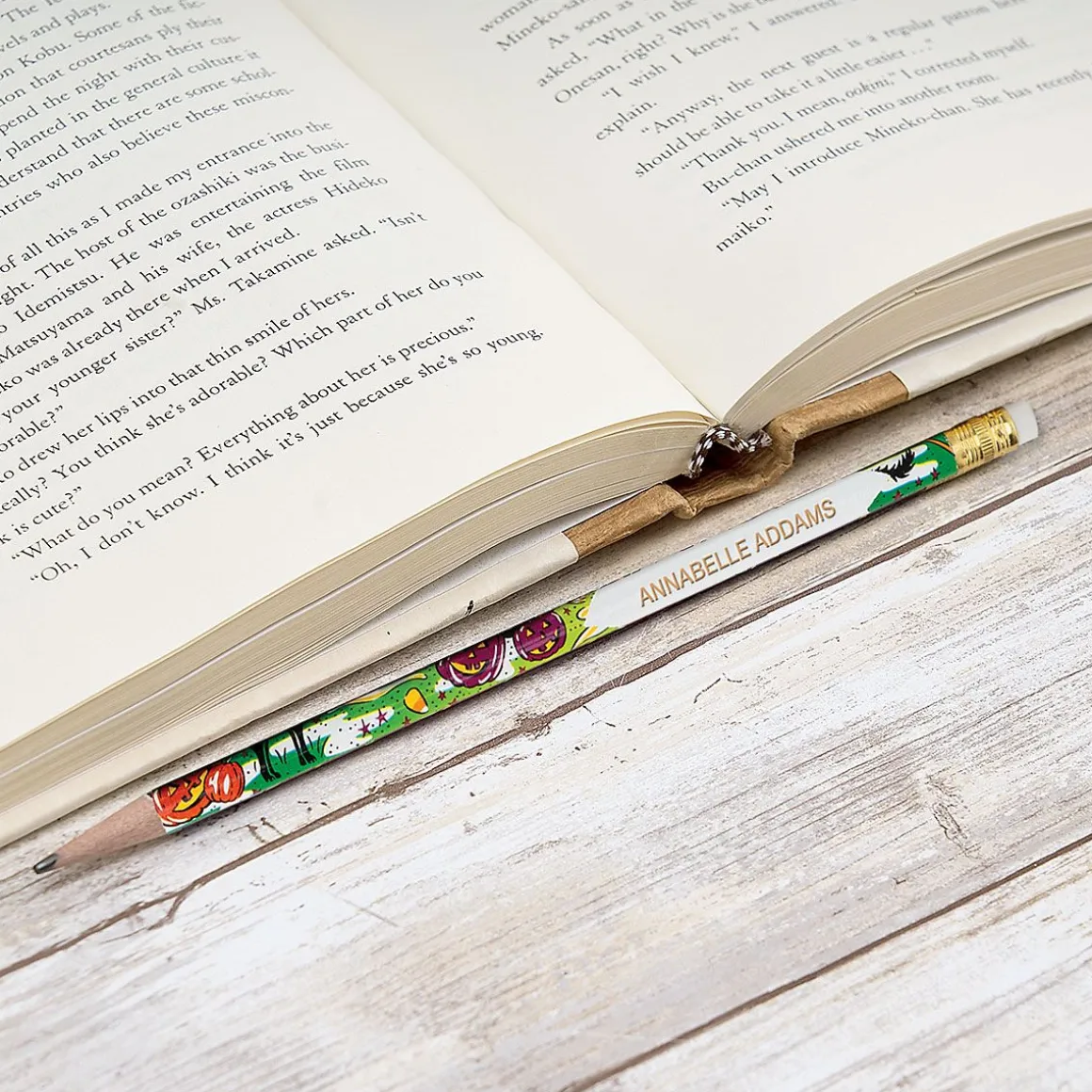 #2 Halloween Personalized Hardwood Pencils