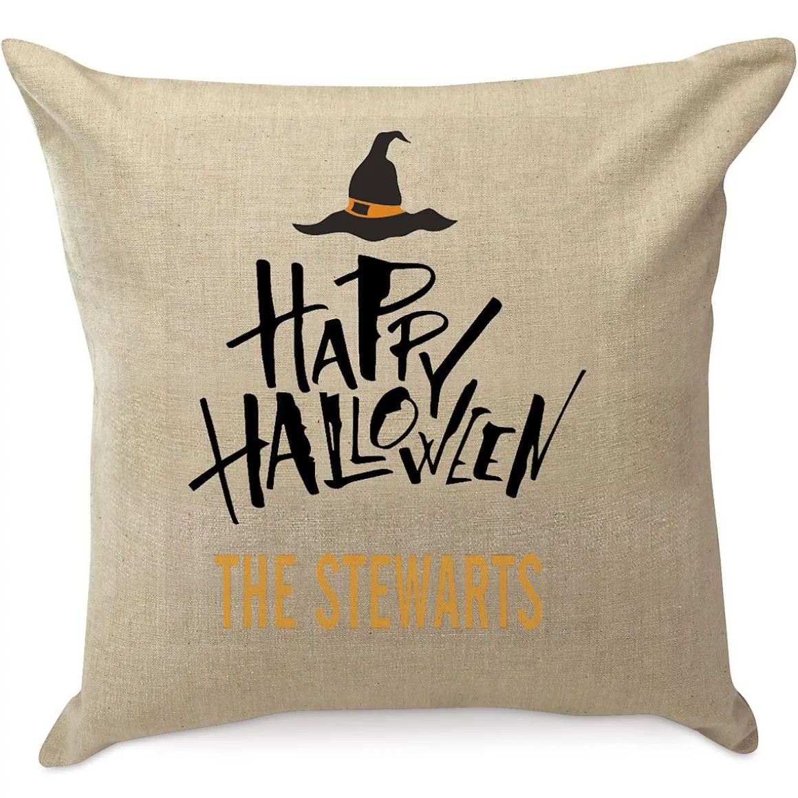 Halloween Witch Personalized Pillow by Designer Jillian Yee-Pham