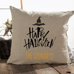 Halloween Witch Personalized Pillow by Designer Jillian Yee-Pham