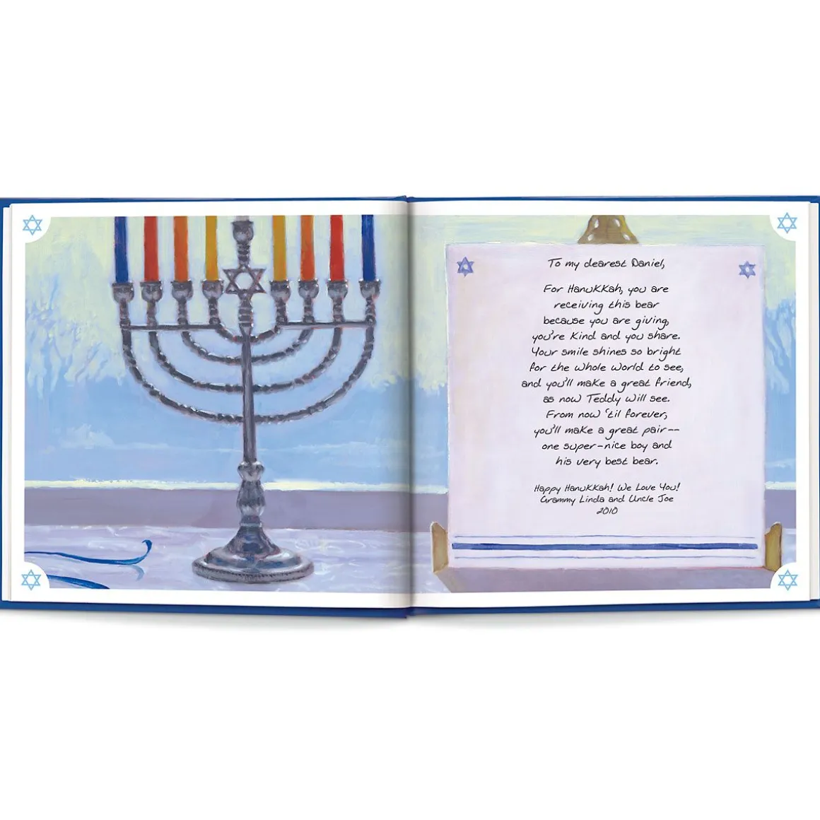 Hanukkah Bear For Me with Plush Bear Personalized Storybook