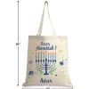 Hanukkah Personalized Canvas Tote