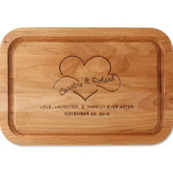 Happily Ever After Personalized Wood Cutting Board