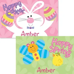 Happy Easter Pink Placemat
