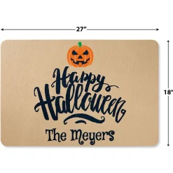 Happy Halloween Personalized Doormat
