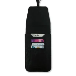 Harper Black Personalized Crossbody Bag