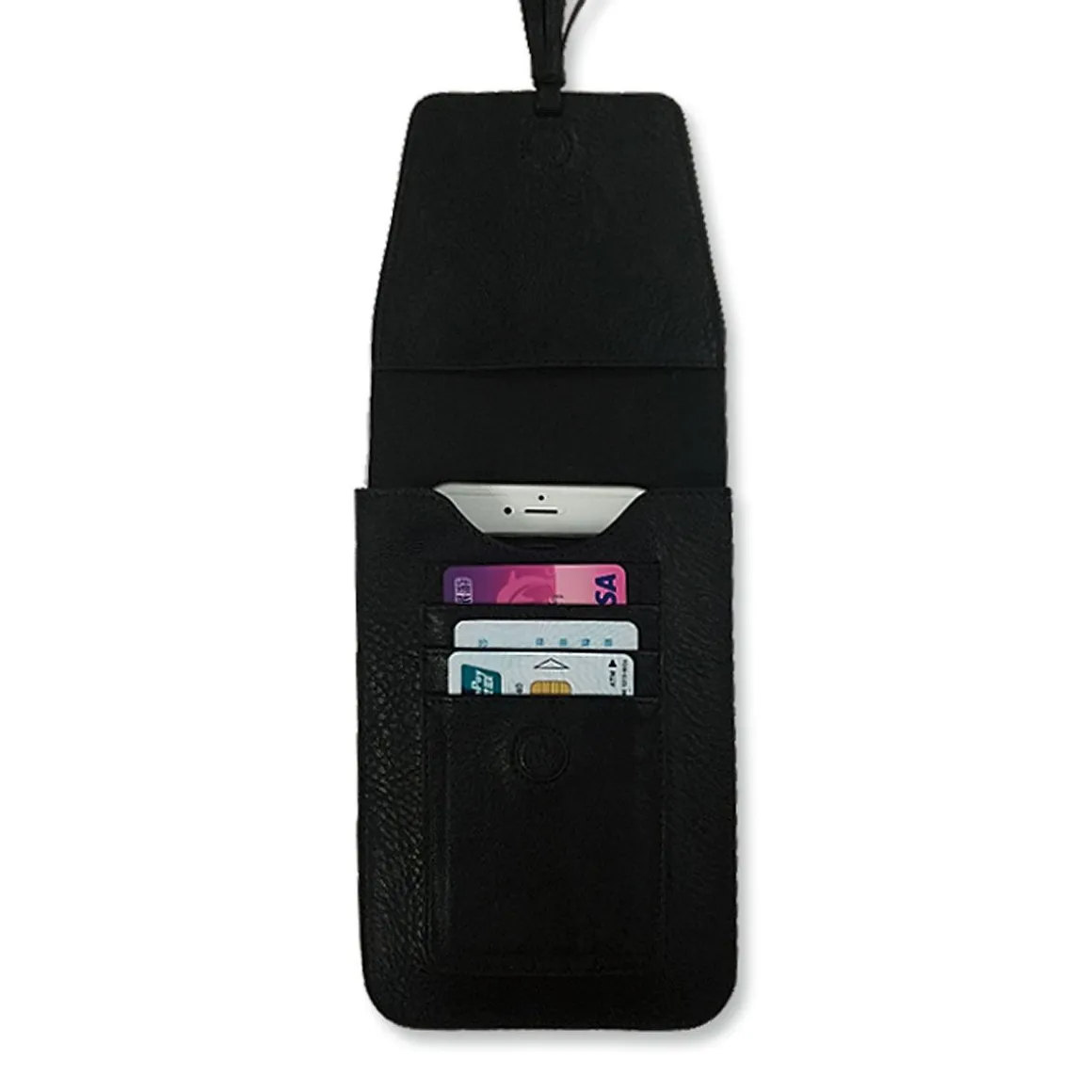 Harper Black Personalized Crossbody Bag