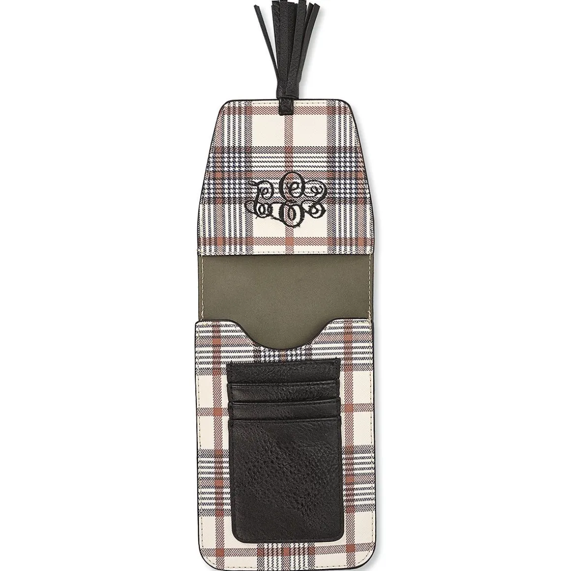 Harper Tartan Plaid Personalized Crossbody Bag