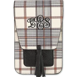 Harper Tartan Plaid Personalized Crossbody Bag
