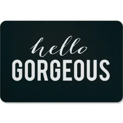 Hello Gorgeous Personalized Doormat