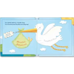 Hello World! Personalized Blue Storybook