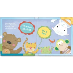 Hello World! Personalized Blue Storybook