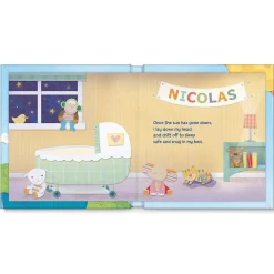 Hello World! Personalized Blue Storybook
