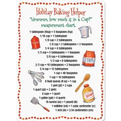 Holiday Baking Helper Magnets