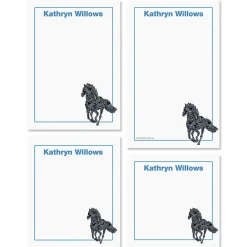 Horse Patterns Notepads