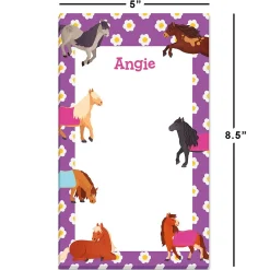 Horses Personalized Notepad