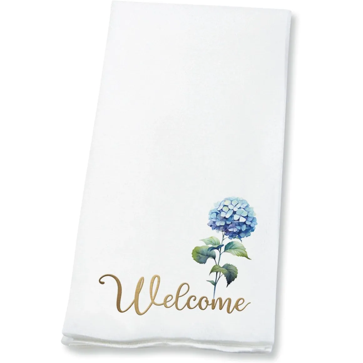 Hydrangeas Disposable Hand Towels