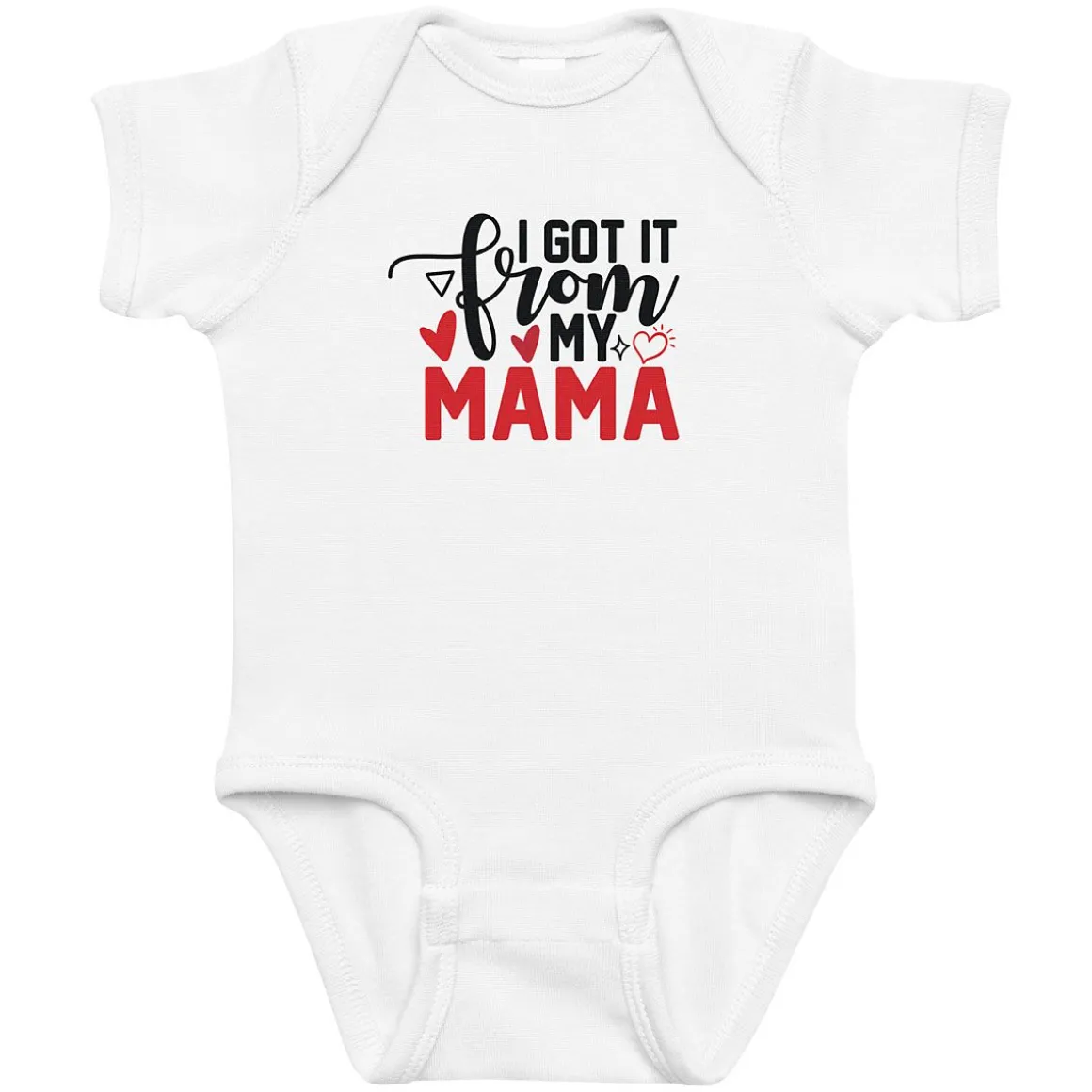 I Got It From My Mama Baby Bodysuit Romper