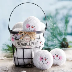 Indoor Snowball Fight Basket