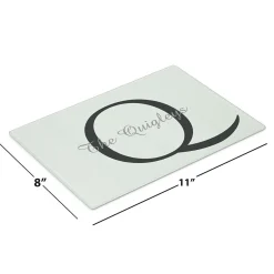Initial/Family Name Personalized Glass Cutting Board