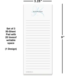 Initial Lined Shopping Pad