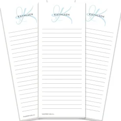 Initial Lined Shopping Pad