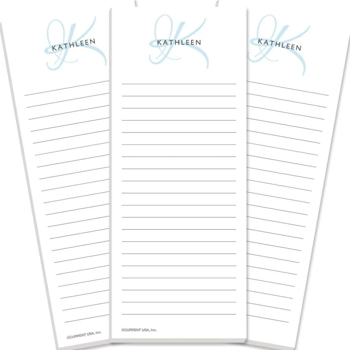 Initial Lined Shopping Pad