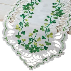 Irish Shamrocks Table Runner