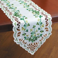 Irish Shamrocks Table Runner