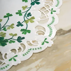 Irish Shamrocks Table Runner