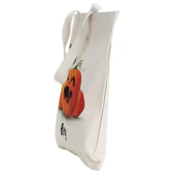 Jack-o'-Lantern Personalized Halloween Canvas Tote