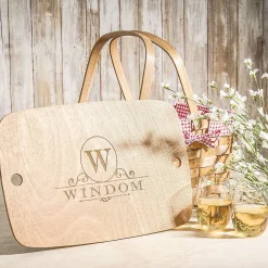 Kansas Personalized Picnic Basket with Lid