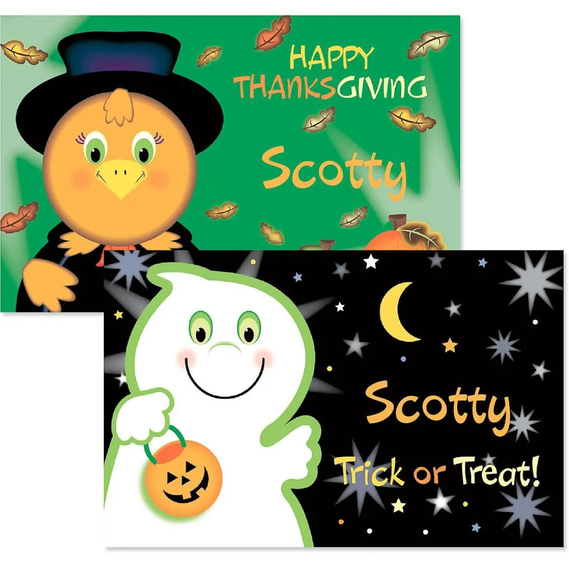 Kids' Ghost Autumn Placemat